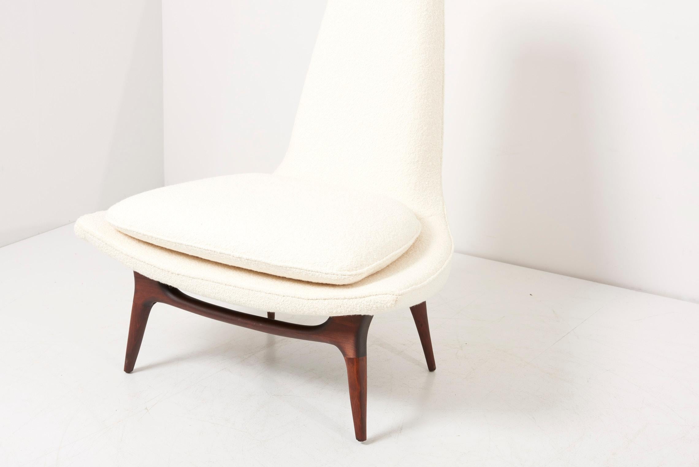 Karpen of California Lounge or Slipper Chair, USA 1960s 5