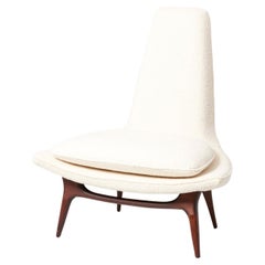 Karpen of California Lounge or Slipper Chair, USA 1960s