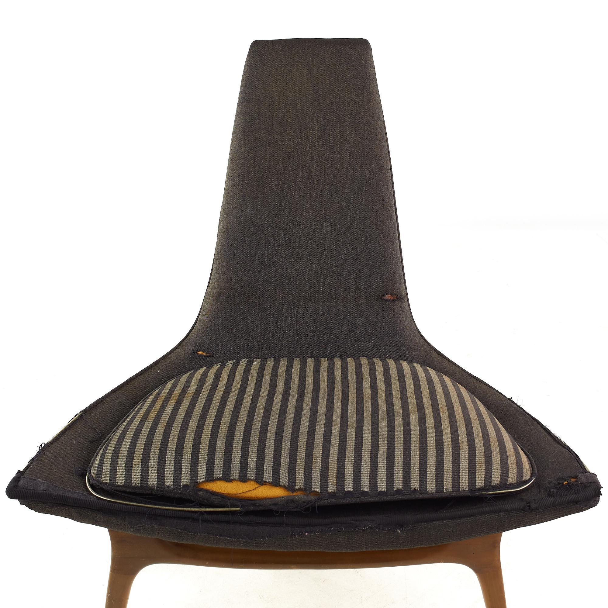 Karpen of California Mid Century Slipper Lounge Chair im Angebot 2