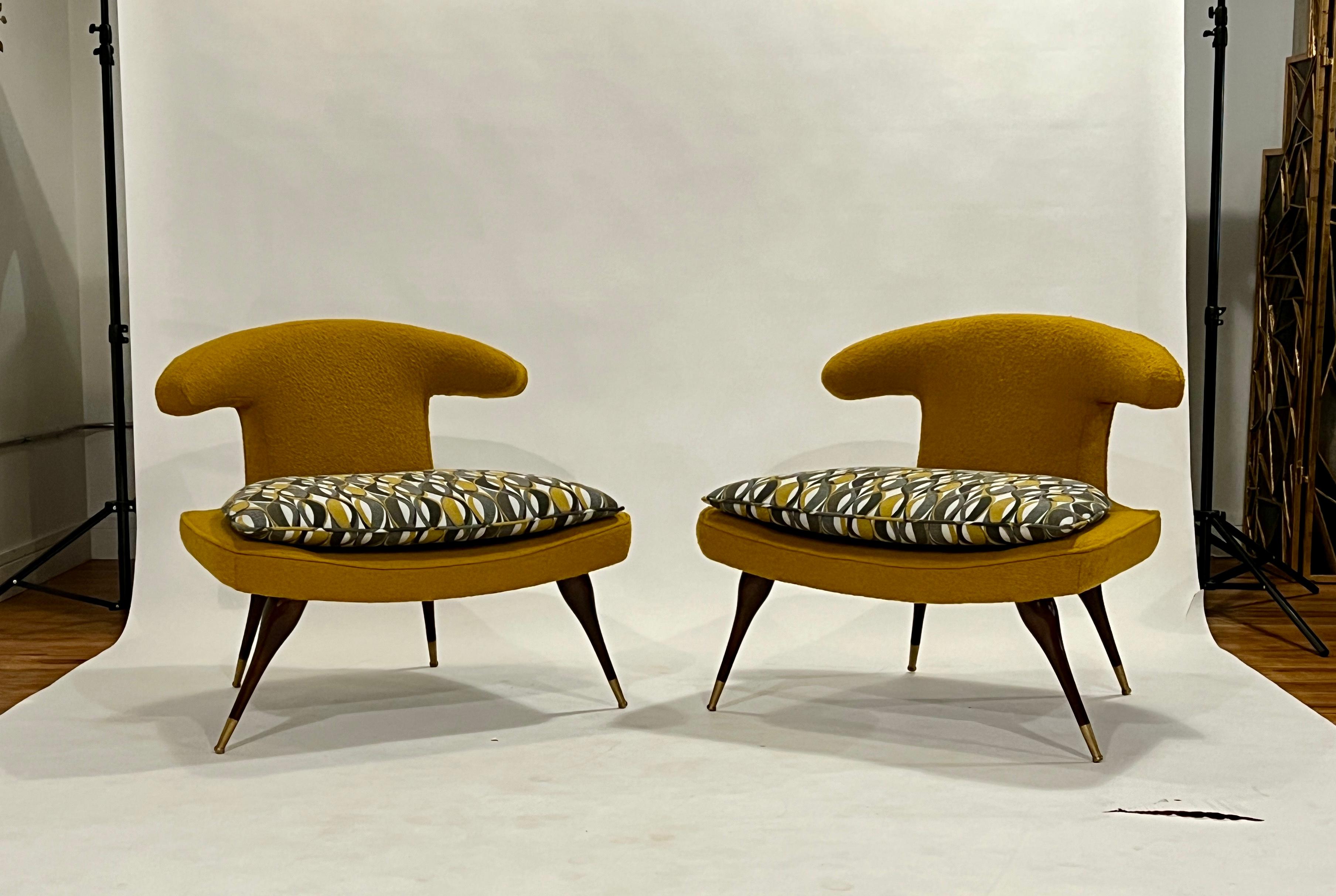 American Karpen Style Horn Chairs For Sale