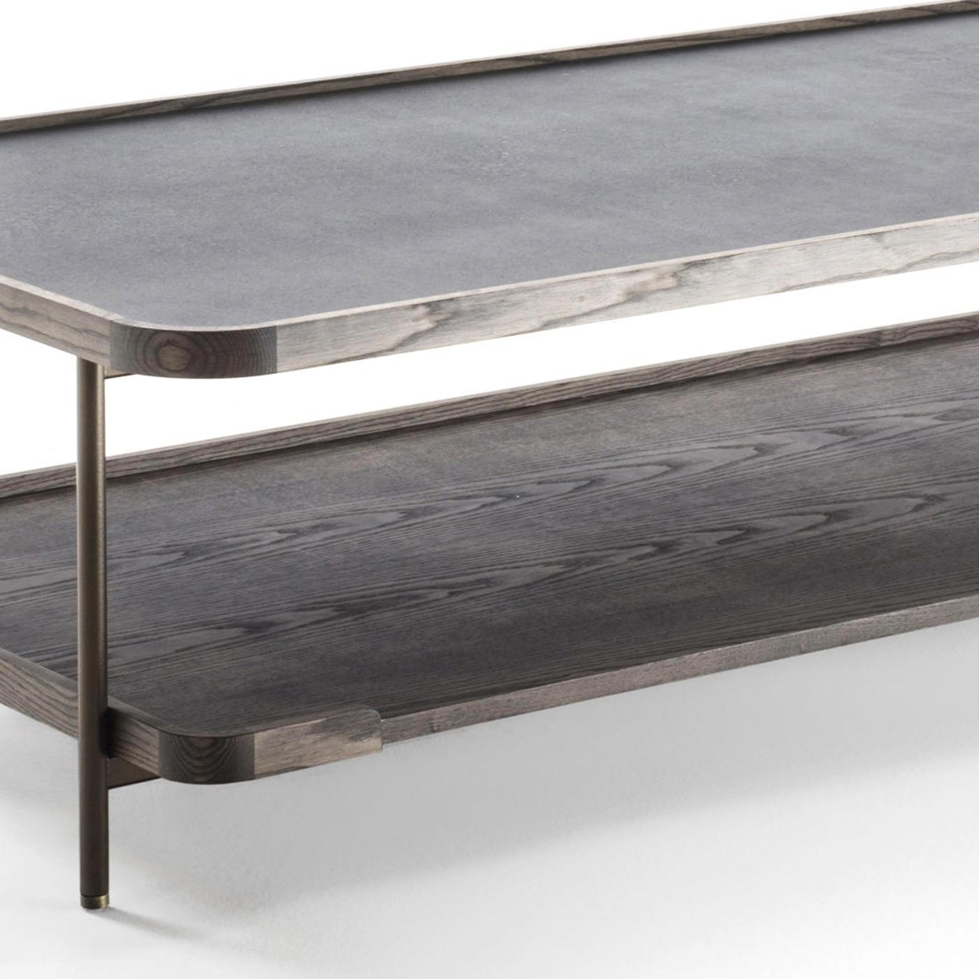 Hand-Crafted Kart Rectangular Coffee Table For Sale