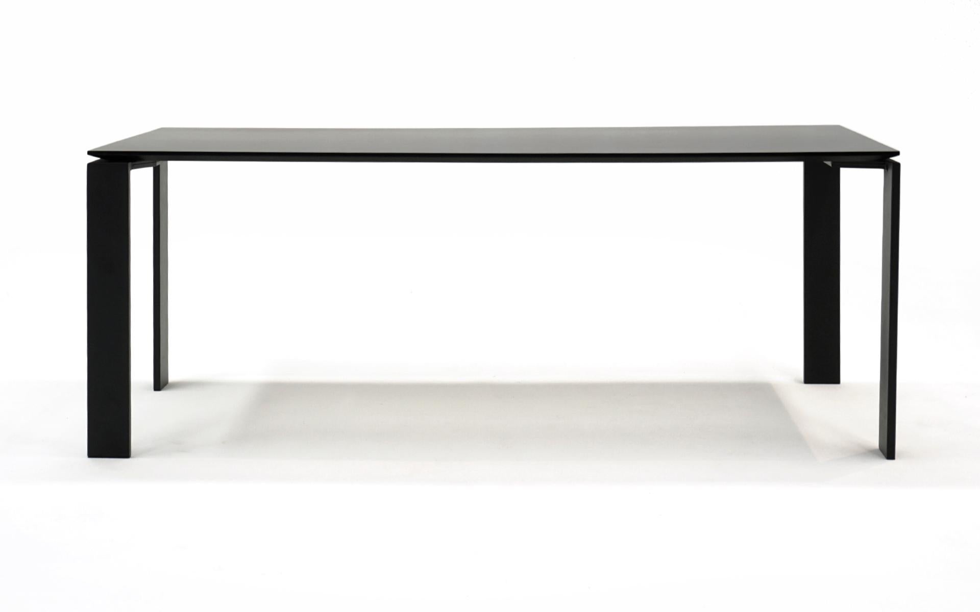 For an efficient workstation or Craft table or sleek dining table, the four table from Kartell is the ideal solution packaged in a modern design. Designed by Ferruccio Laviani, this table is crafted in Italy from scratch resistant laminate for the