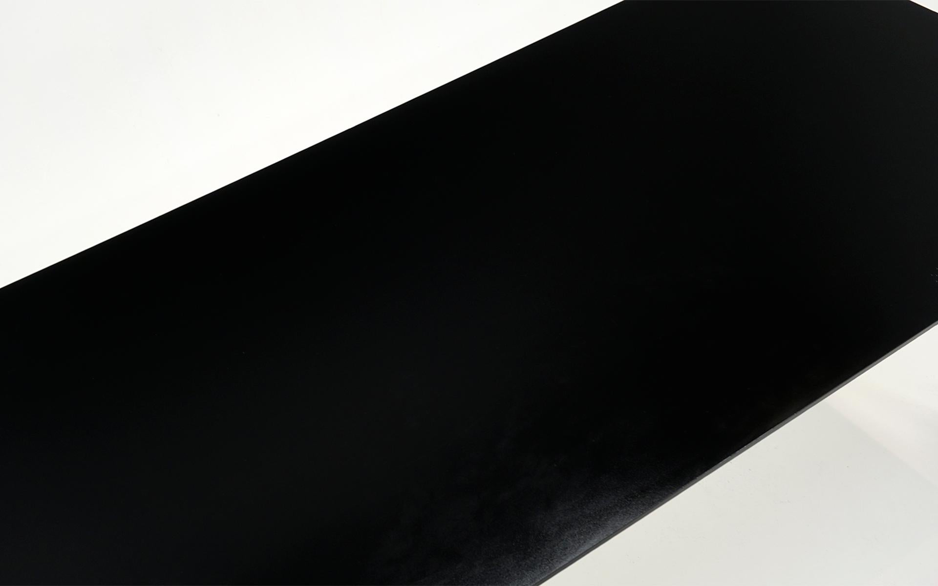 Kartel Dining / Work Table from the Four Collection. Black Laminate and Steel 2