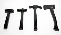 Handgefertigt von KARTEL – einzigartige handgeschnitzte Skulptur aus grauem Marmor – glatte Oberfläche