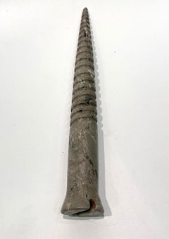 Long Screw by KARTEL - unique handcarved marble sculpture -smooth finish