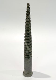 Long Screw by KARTEL - unique handcarved marble sculpture -smooth finish