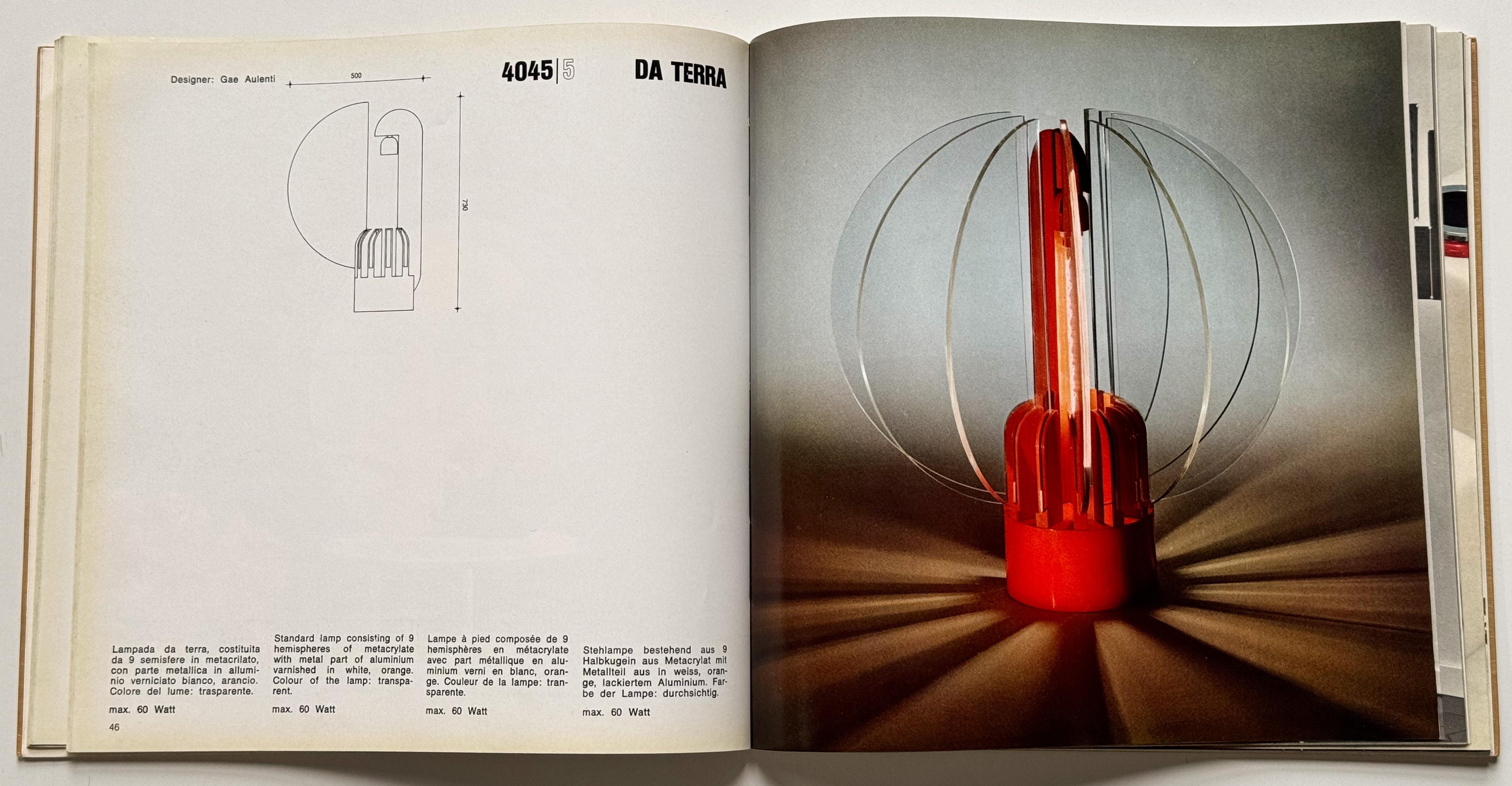 Mid-Century Modern Kartell 1968 Catalog: Lampade e Arredamento For Sale
