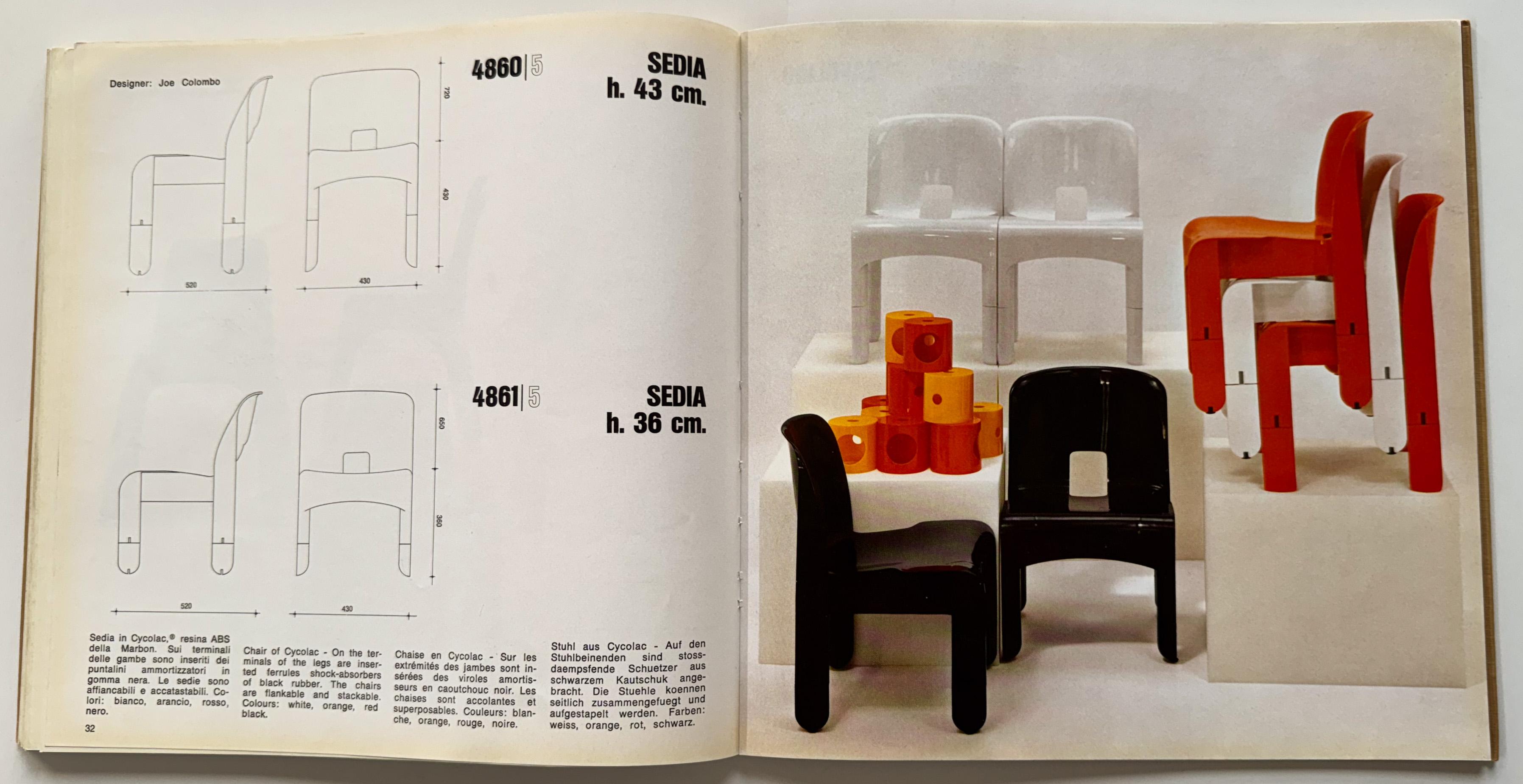 Mid-20th Century Kartell 1968 Catalog: Lampade e Arredamento For Sale