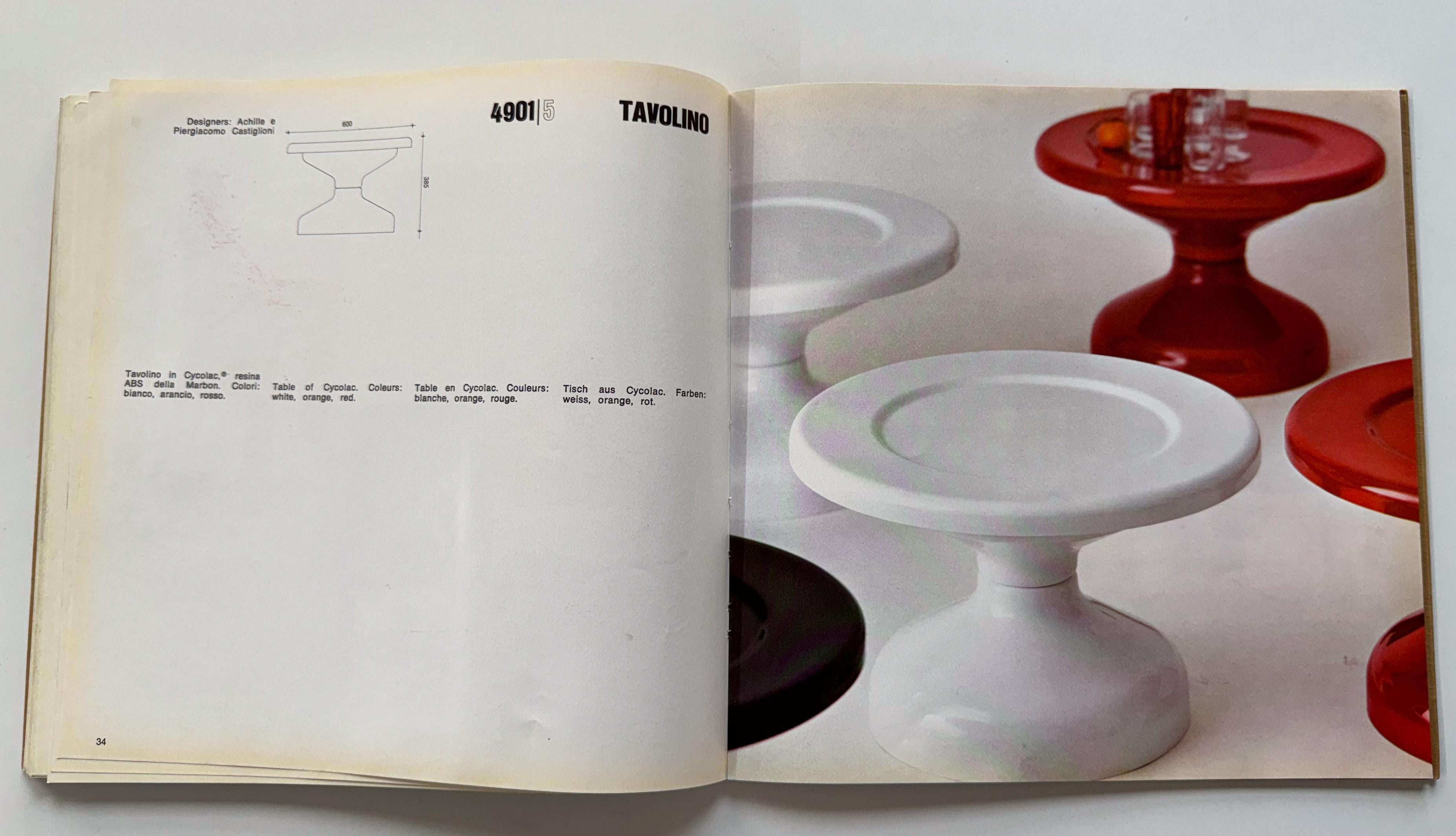 Paper Kartell 1968 Catalog: Lampade e Arredamento For Sale