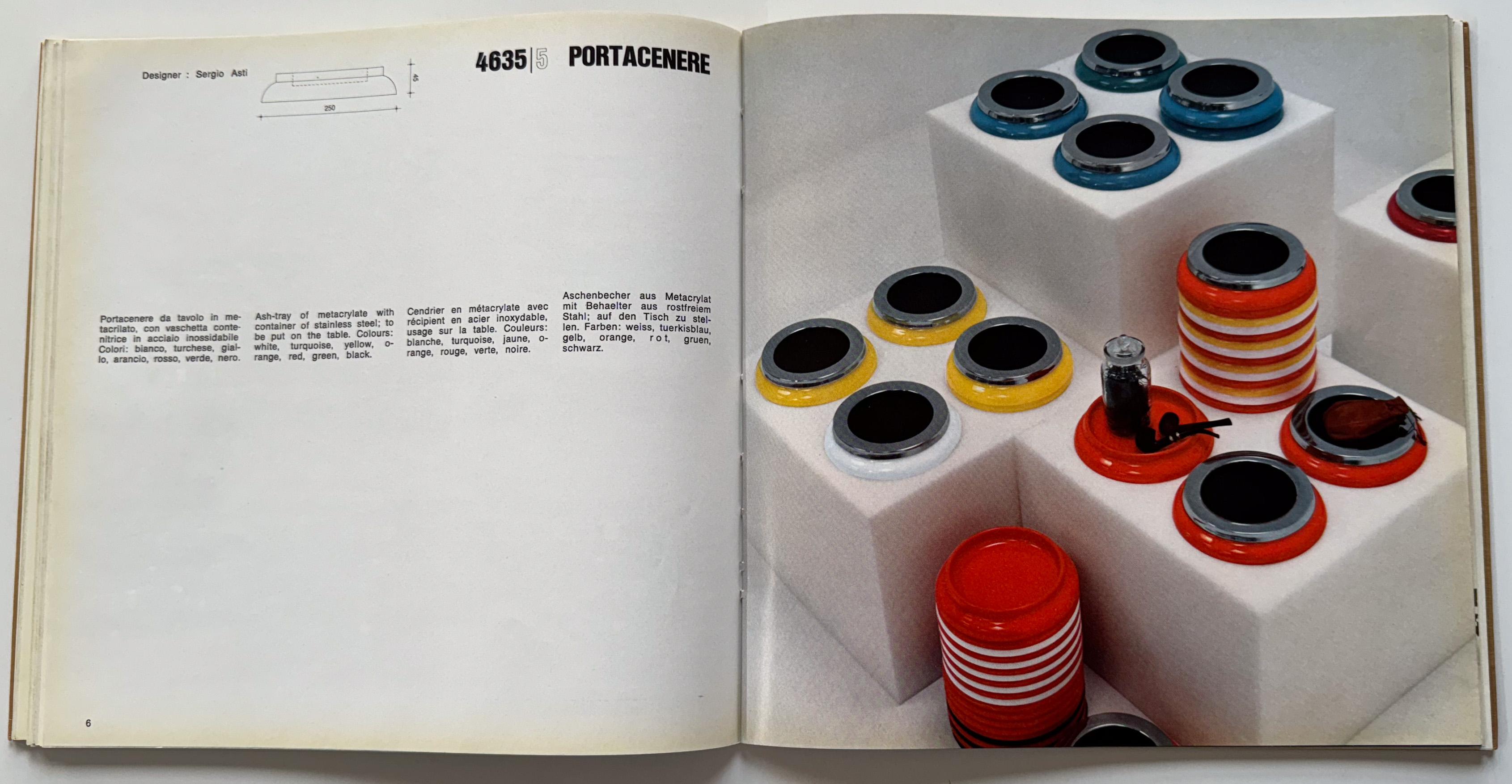 Paper Kartell 1968 Catalog: Lampade e Arredamento For Sale