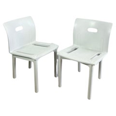 Kartell 4870 Anna Castelli  Preisgekrönte stapelbare Stühle, 1980er-Jahre