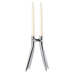 Kartell Abbracciaio Candelabra in Chrome