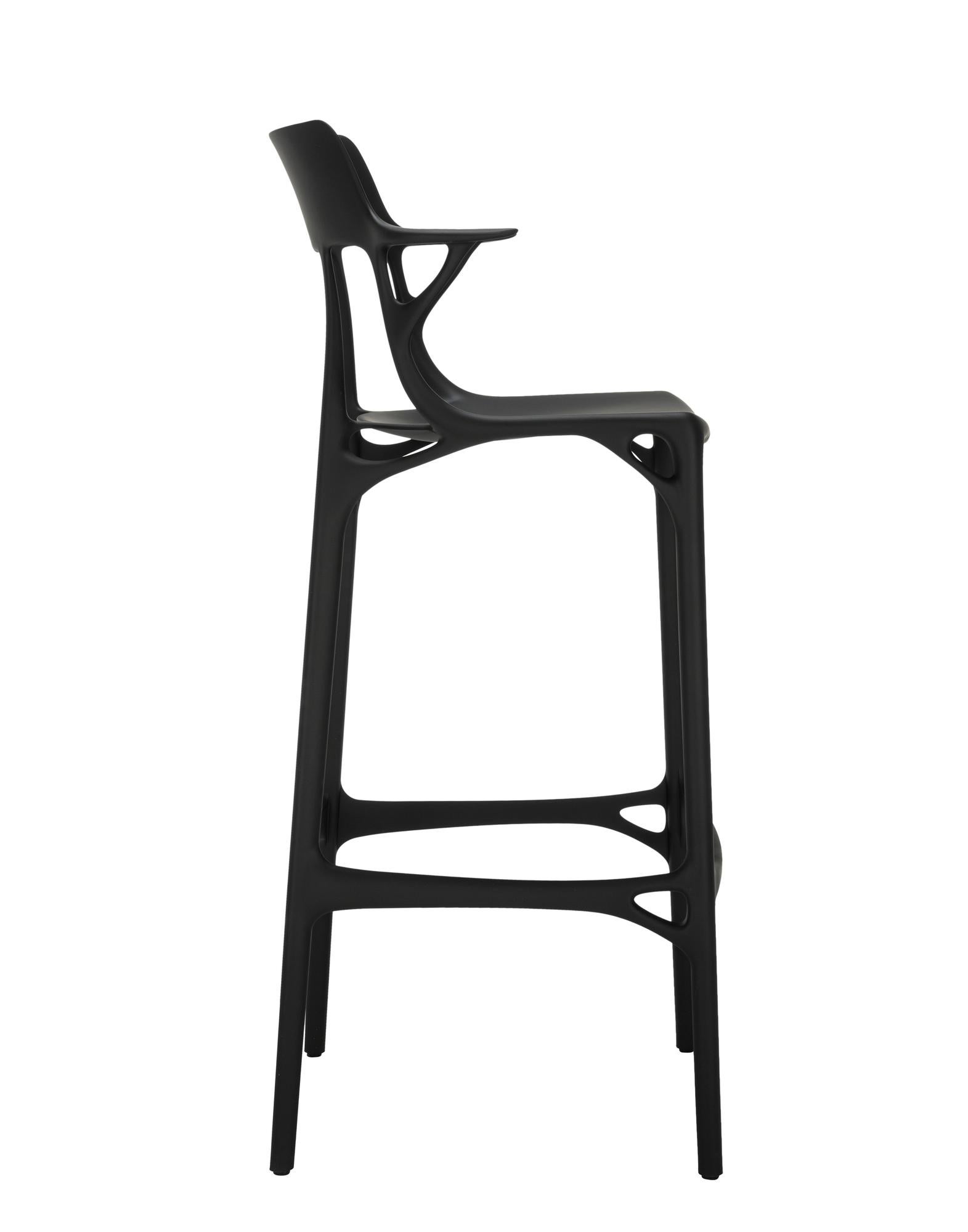Moderne Kartell A.I. Tabouret de bar noir de Philippe Starck en vente