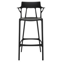 Kartell A.I. Bar Stool in Black by Philippe Starck