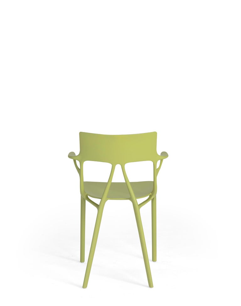 Kartell AI Chair in Green Created by Artificial Intelligence For Sale