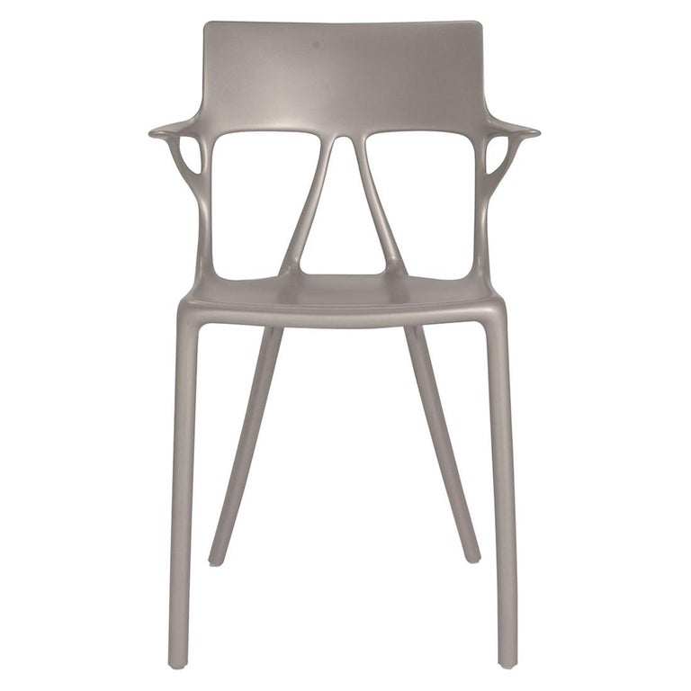 Kartell AI Chair in Grey Created by Artificial Intelligence For Sale at  1stDibs