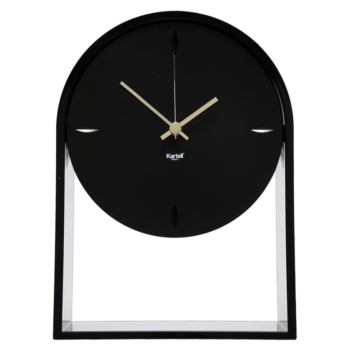 Kartell AIR DU TEMPS Table Clock in Black by Eugeni Quitllet