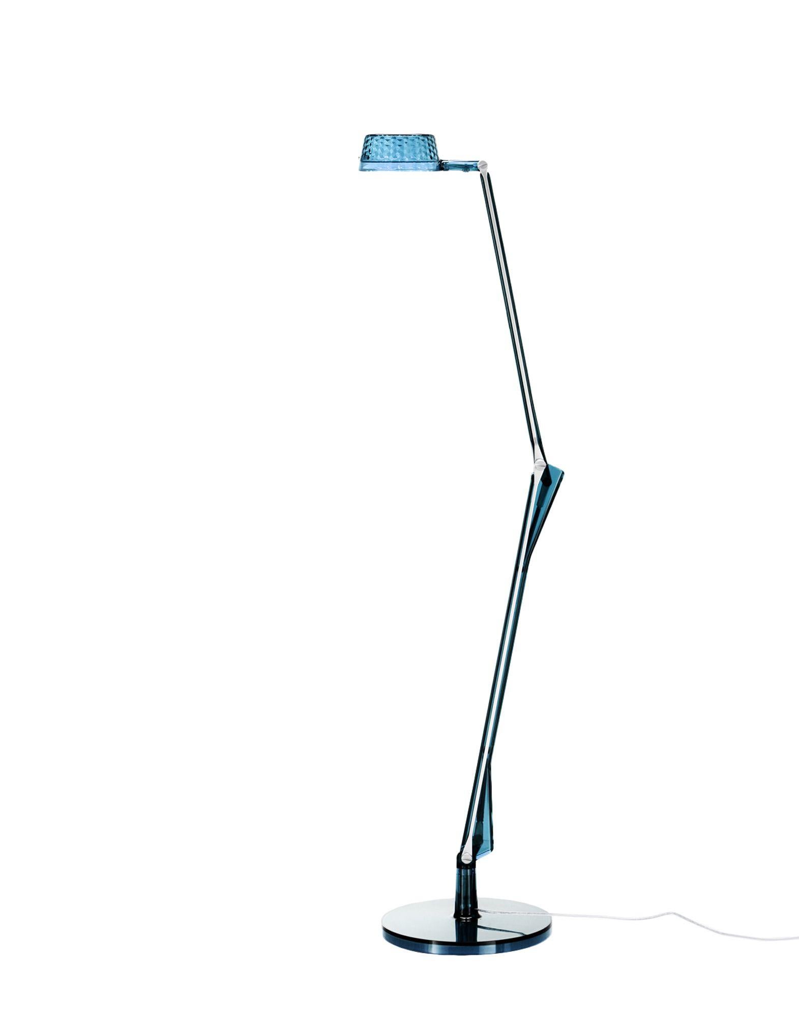 Modern Kartell Aledin Dec Desk Lamp in Blue by Alberto e Francesco Meda For Sale