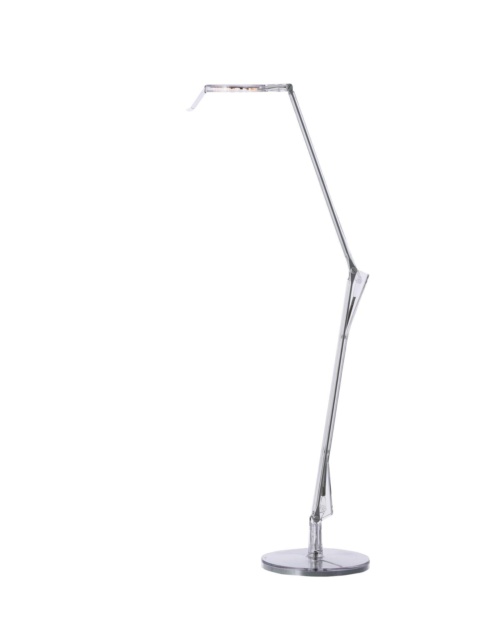 Italian Kartell Aledin Dec Desk Lamp in Crystal by Alberto e Francesco Meda For Sale