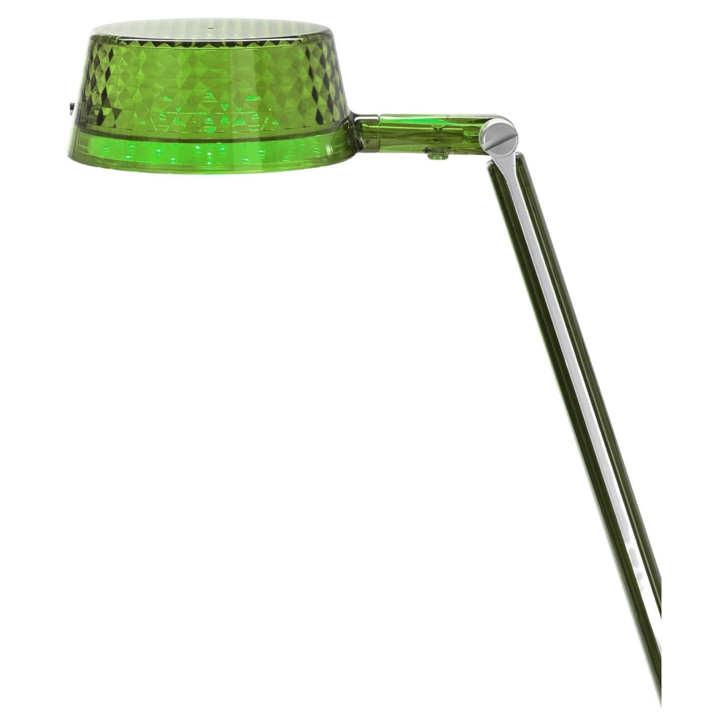 Lámpara de escritorio Kartell Aledin Dec en verde de Alberto y Francesco Meda en venta
