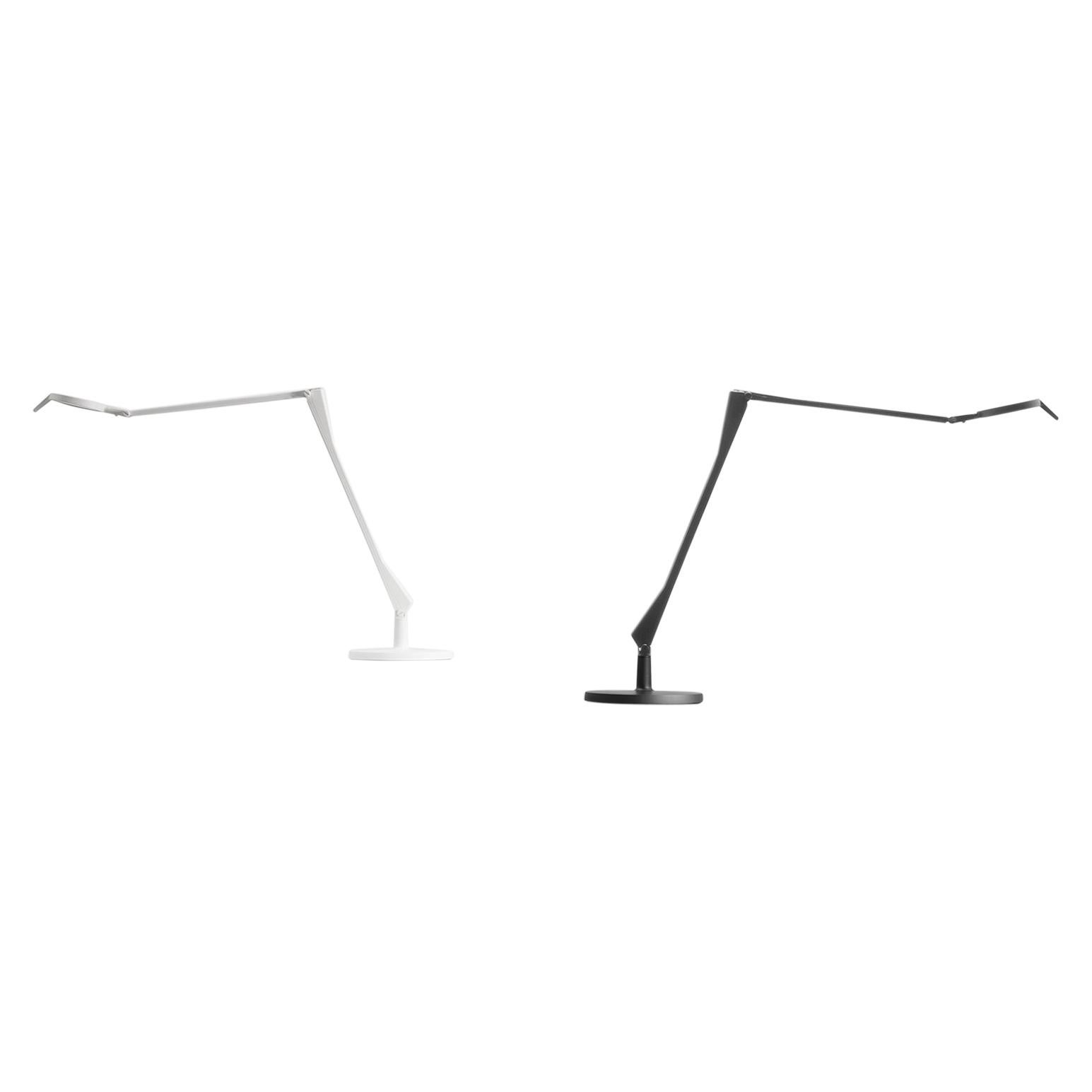 Kartell Aledin Mat Desk Lamp in White by Alberto e Francesco Meda For Sale