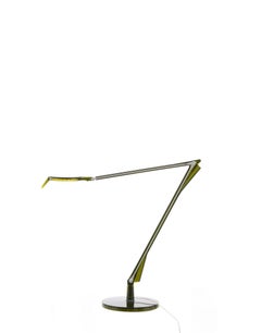 Kartell Aledin Tec Desk Lamp in Green by Alberto E Francesco Meda