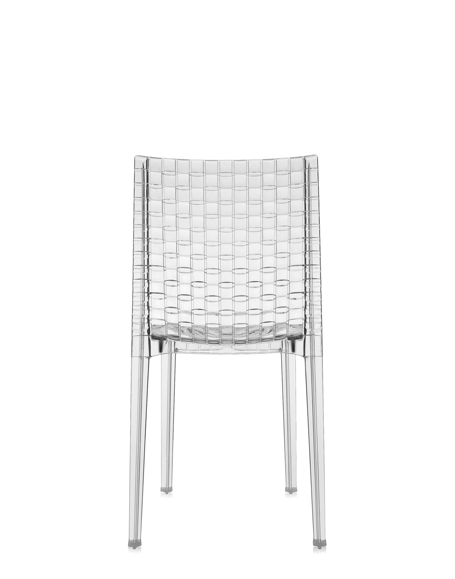 Italian Kartell Set of 2 Ami Ami Chair in Crystal by Tokujin Yoshioka For Sale