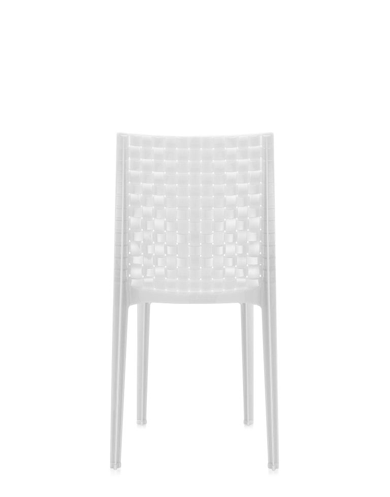 Kartell Ami Ami Chair in Glossy White by Tokujin Yoshioka For Sale at