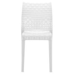 Kartell Ami Ami Chair in Glossy White by Tokujin Yoshioka