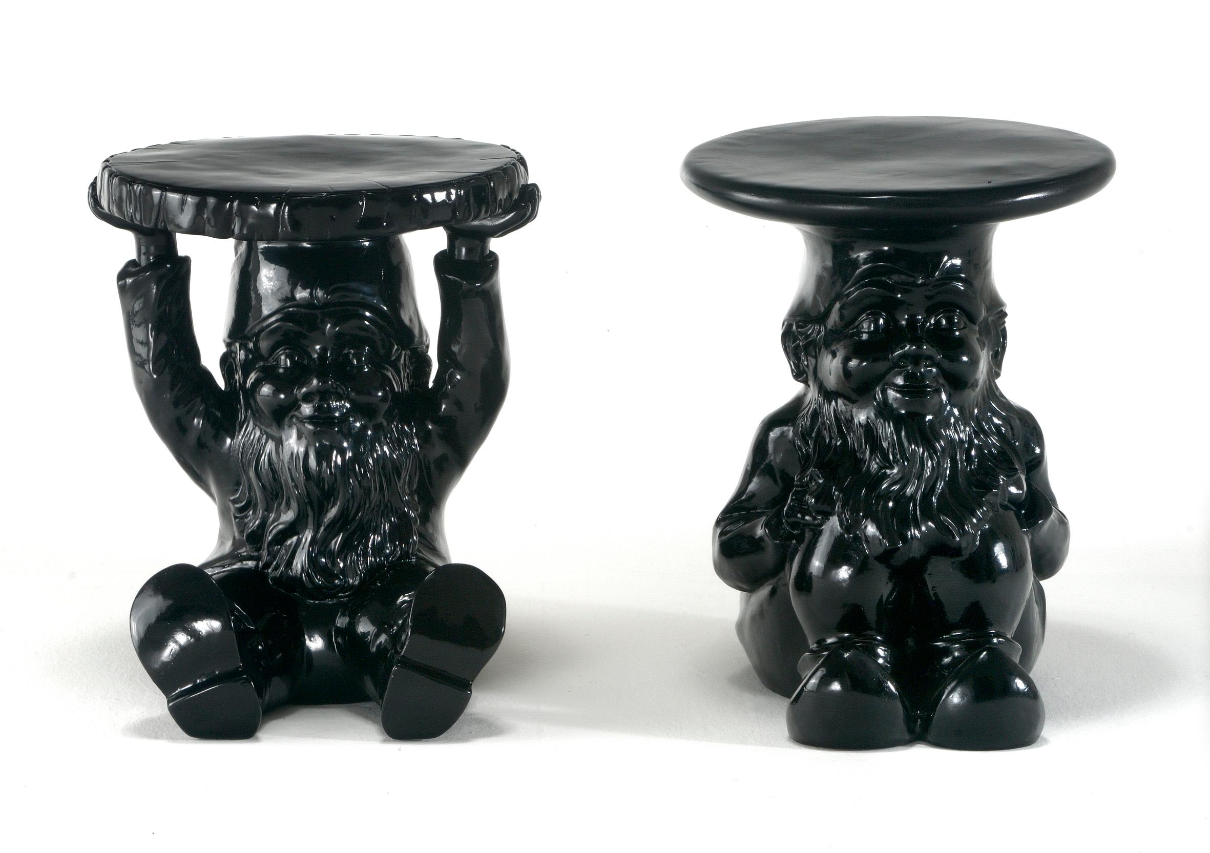 XXIe siècle et contemporain Tabouret de table Kartell Attila noir par Philippe Starck en vente