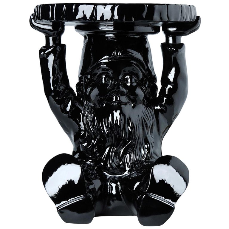 Kartell Attila Table-Stool in Black by Philippe Starck For Sale at 1stDibs