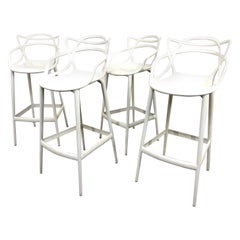 Kartell Barhocker von Starck & Eugeni Quitllet, 4er-Set