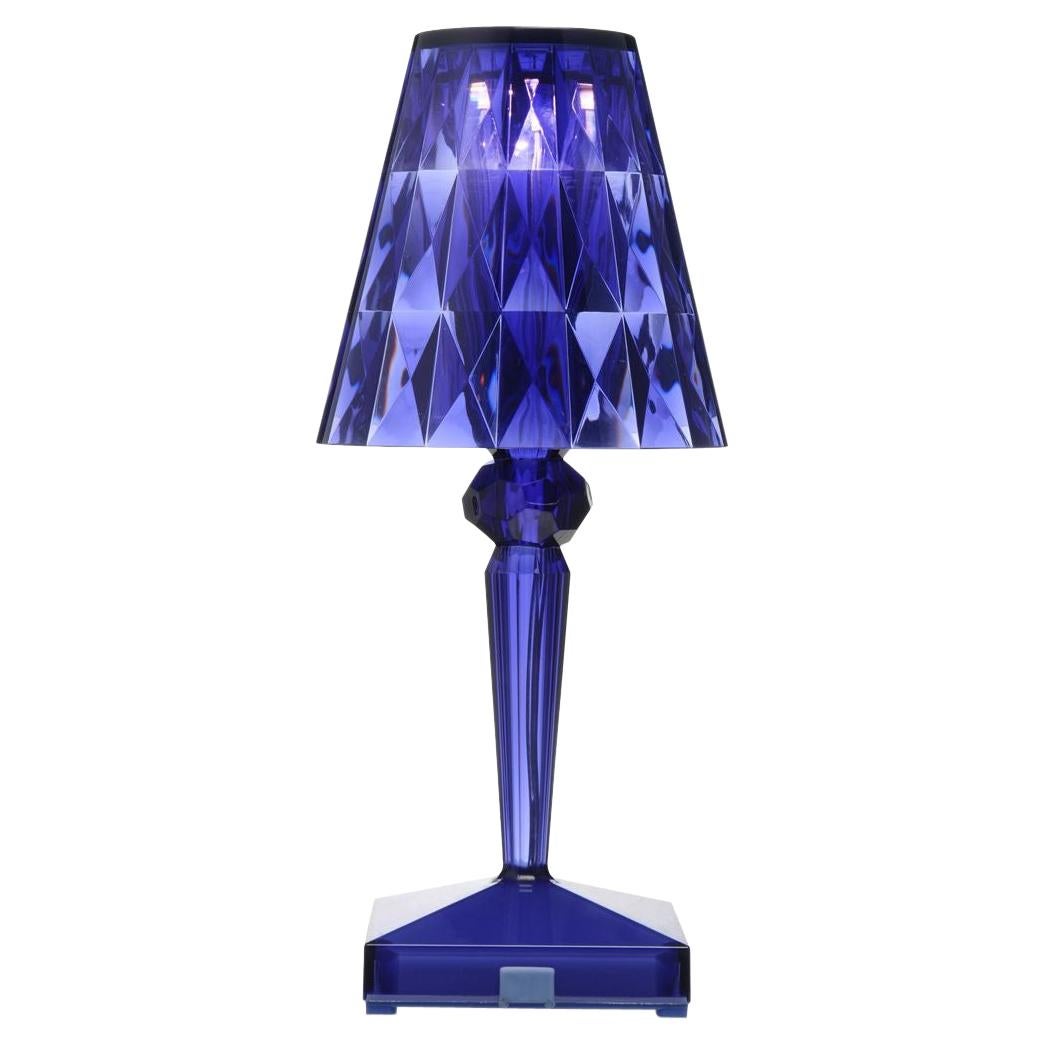 Kartell Battery Lamp in Blue by Ferruccio Laviani For Sale