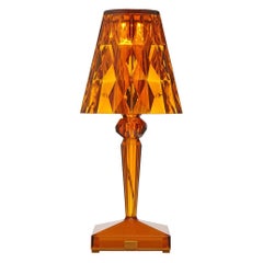 Kartell Battery-Lampen in Bernstein von Ferruccio Laviani