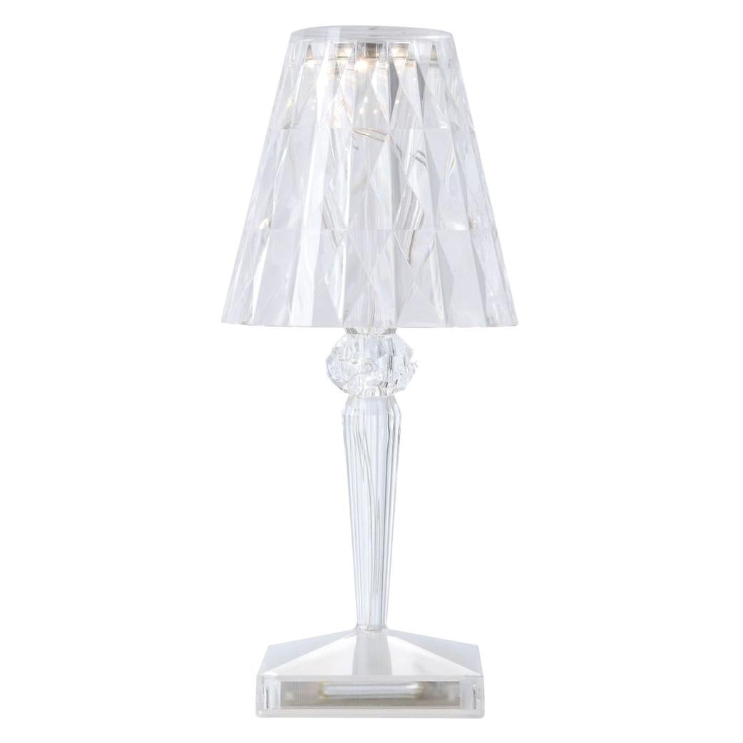 Kartell Battery Lamps in Crystal by Ferruccio Laviani For Sale