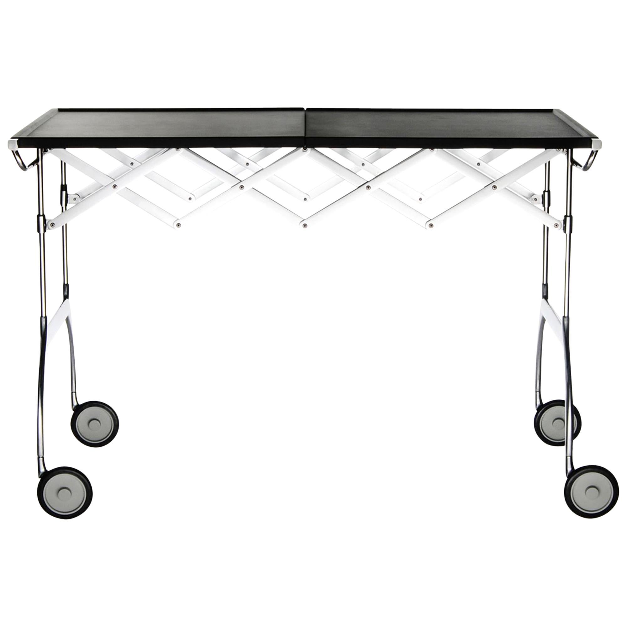 Kartell Battista Trolley in Black by Antonio Citterio & Oliver Löw For Sale