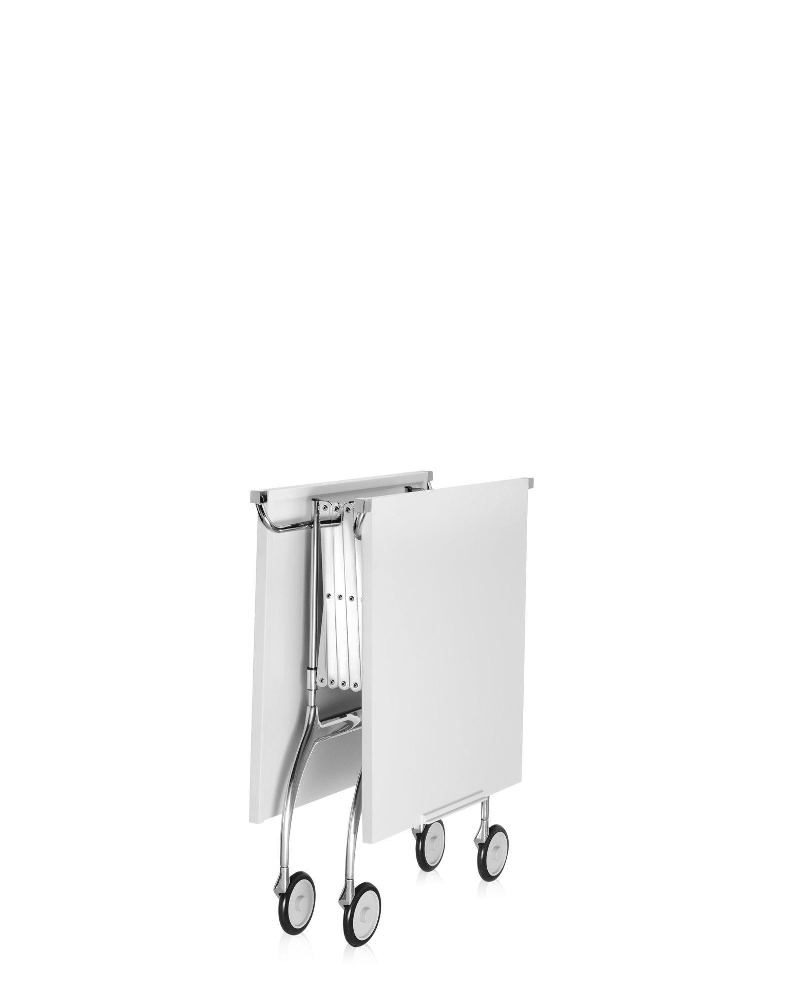 Modern Kartell Battista Trolley in White by Antonio Citterio & Oliver Löw For Sale