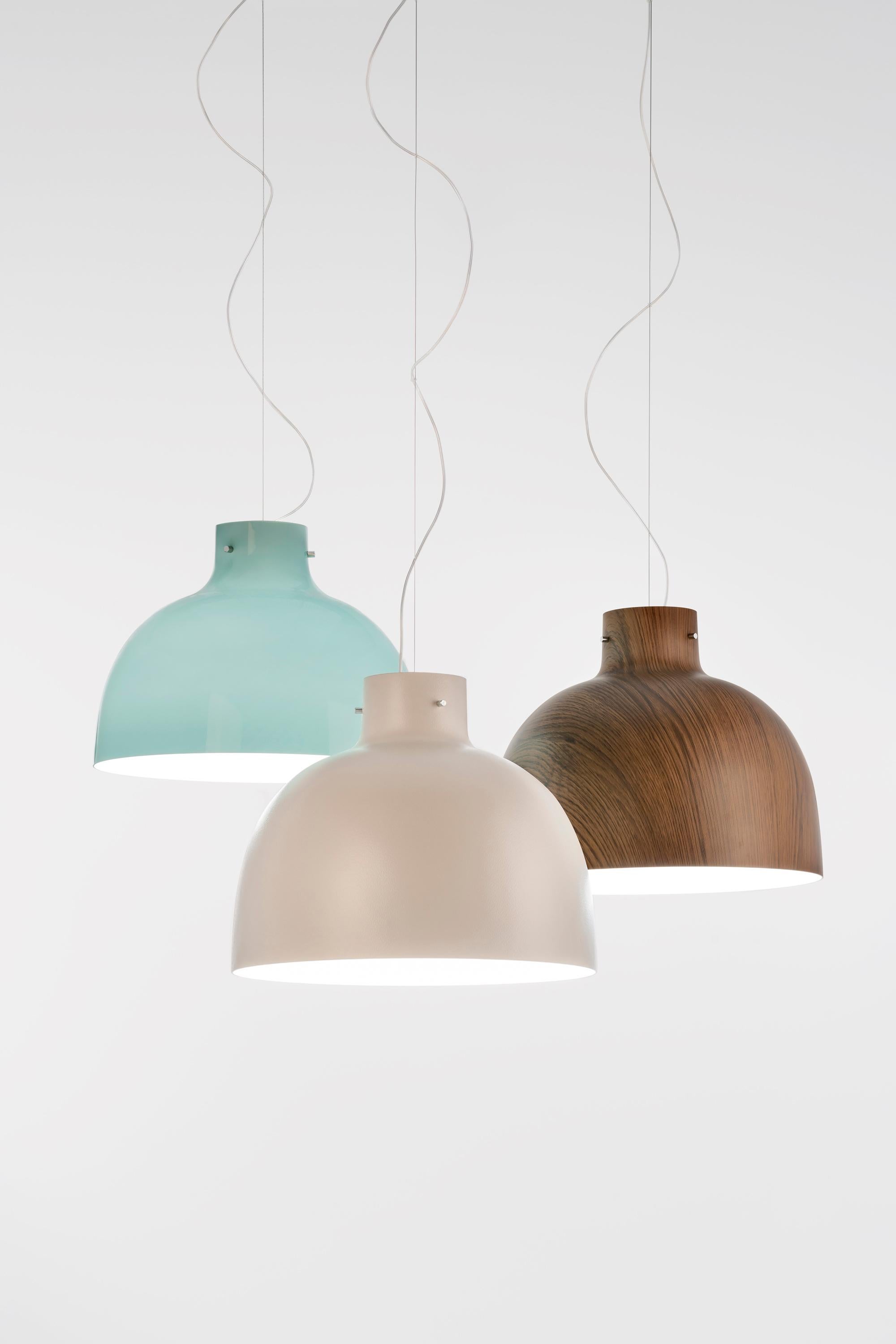 Moderne Lampe à suspension Kartell Bellissima en colombe et blanc par Ferruccio Laviani en vente