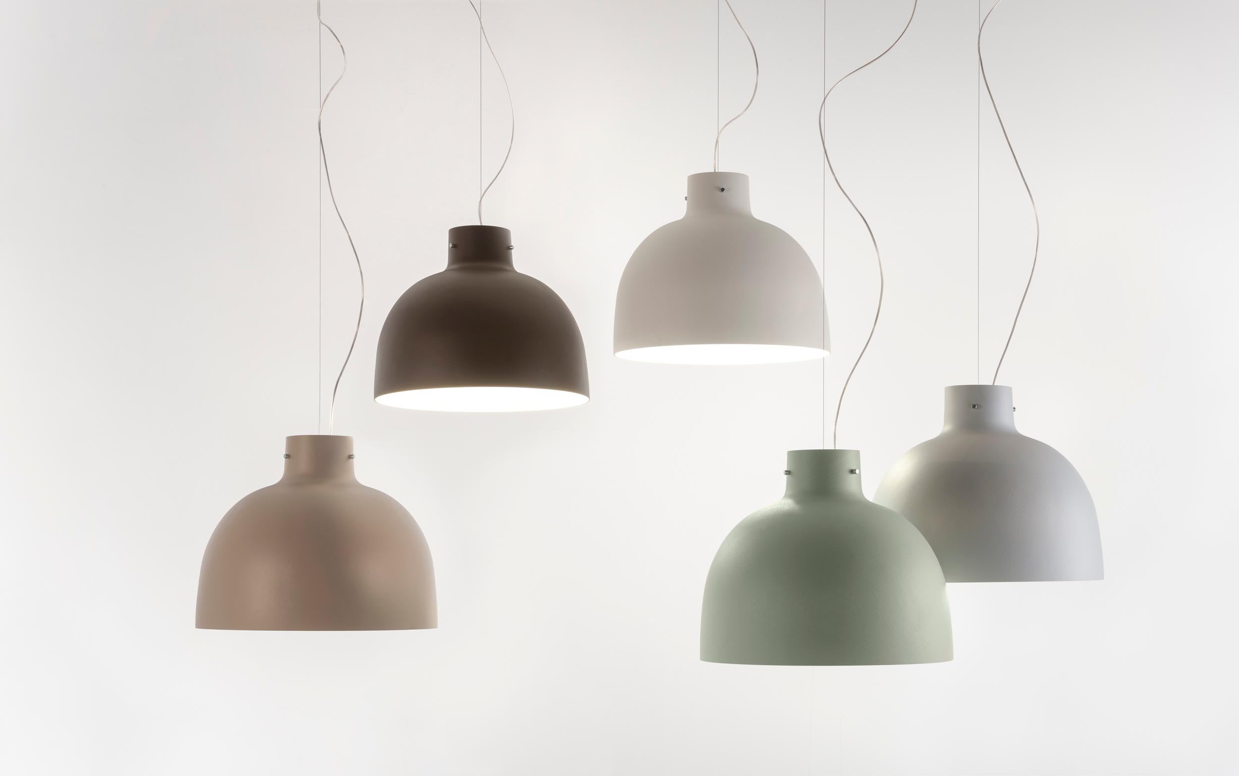 Italiano Kartell Bellissima, lampada a sospensione in verde lucido e bianco di Ferruccio Laviani in vendita