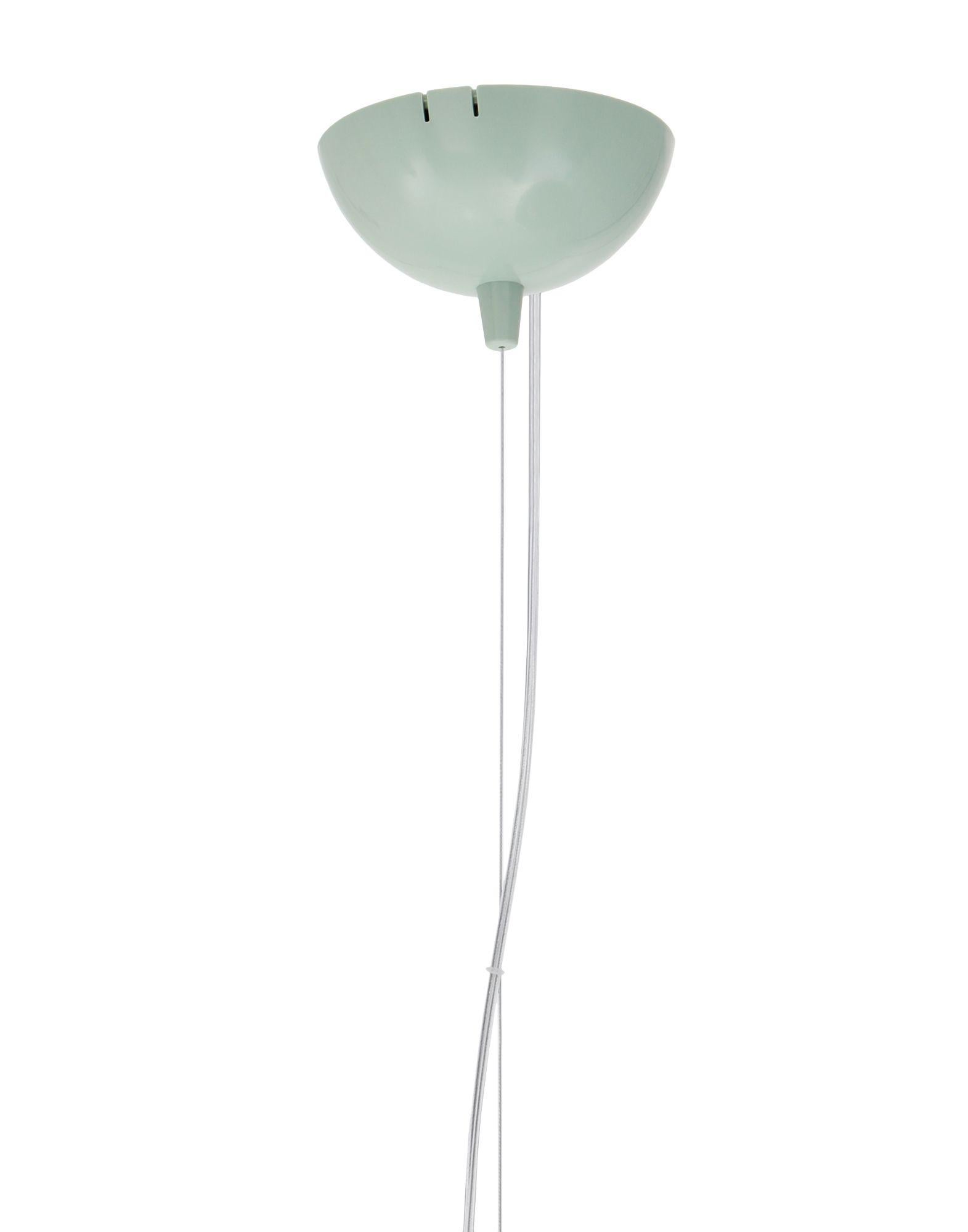 Moderne Lampe à suspension Kartell Bellissima en vert sauge et blanc par Ferruccio Laviani en vente