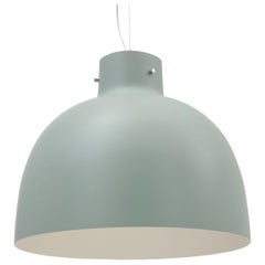 Lampe à suspension Kartell Bellissima en vert sauge et blanc par Ferruccio Laviani