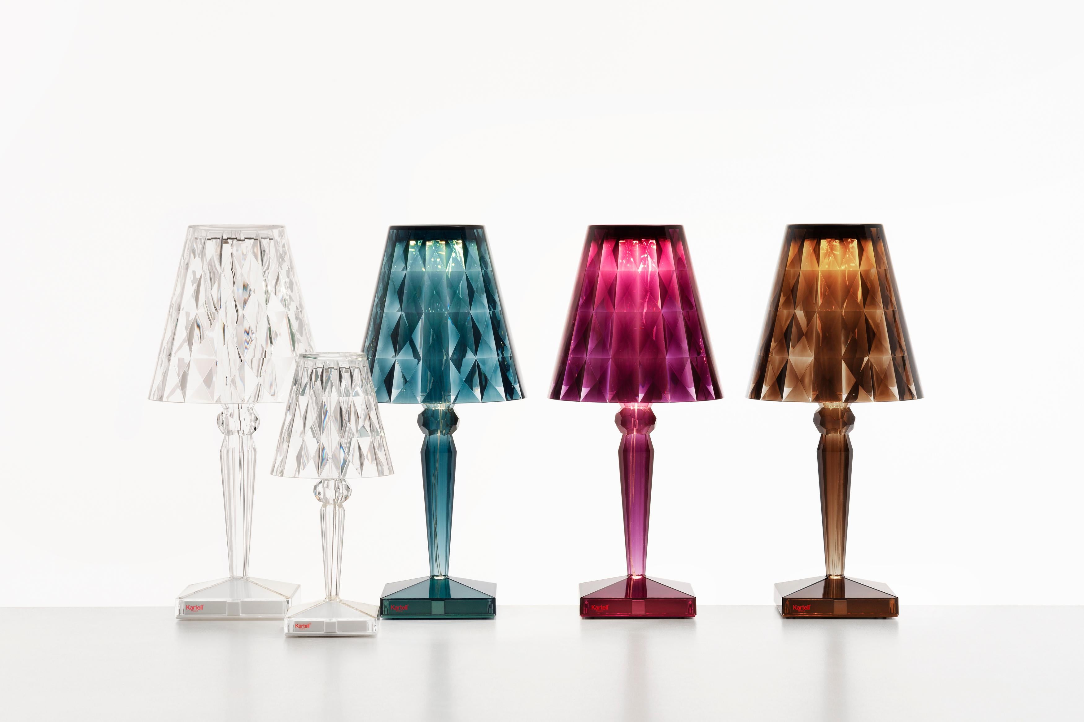 Moderne Grande lampe Kartell en cristal en cristal de Ferruccio Laviani en vente