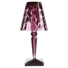 Kartell Big Battery Lamp in Plum by Ferruccio Laviani