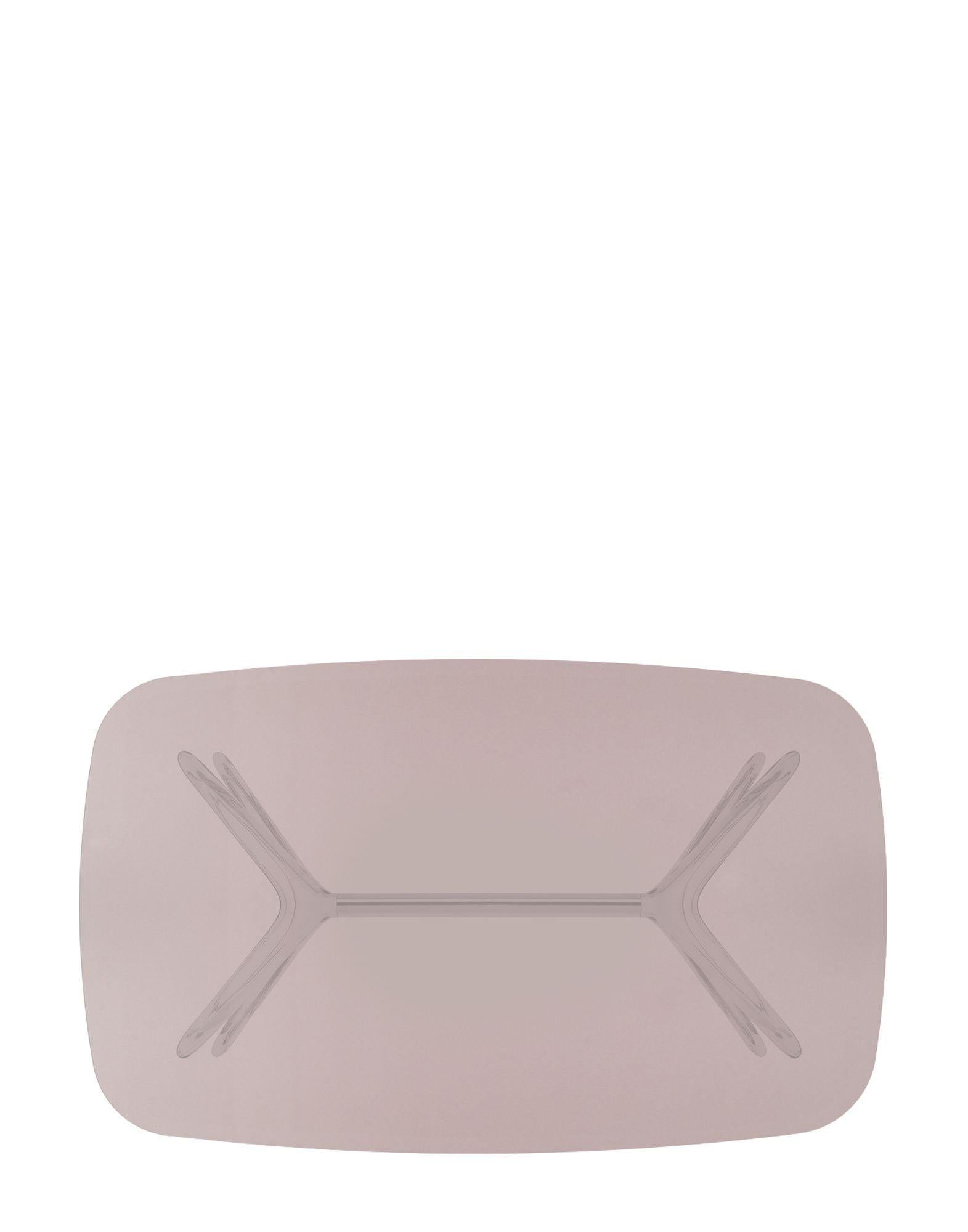 Moderne Table rectangulaire Kartell Blast avec plateau rose de Philippe Starck en vente