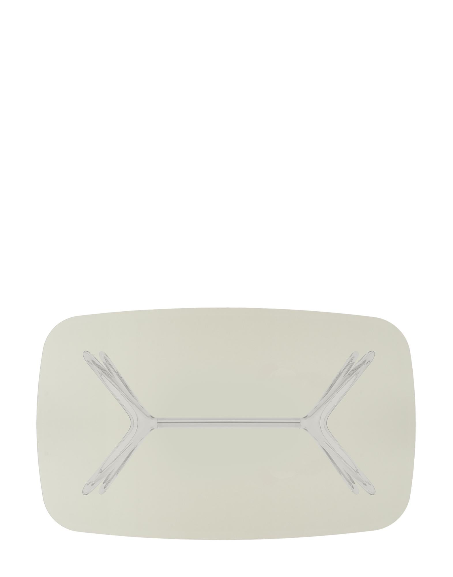 Moderne Table rectangulaire Kartell Blast avec plateau jaune de Philippe Starck en vente