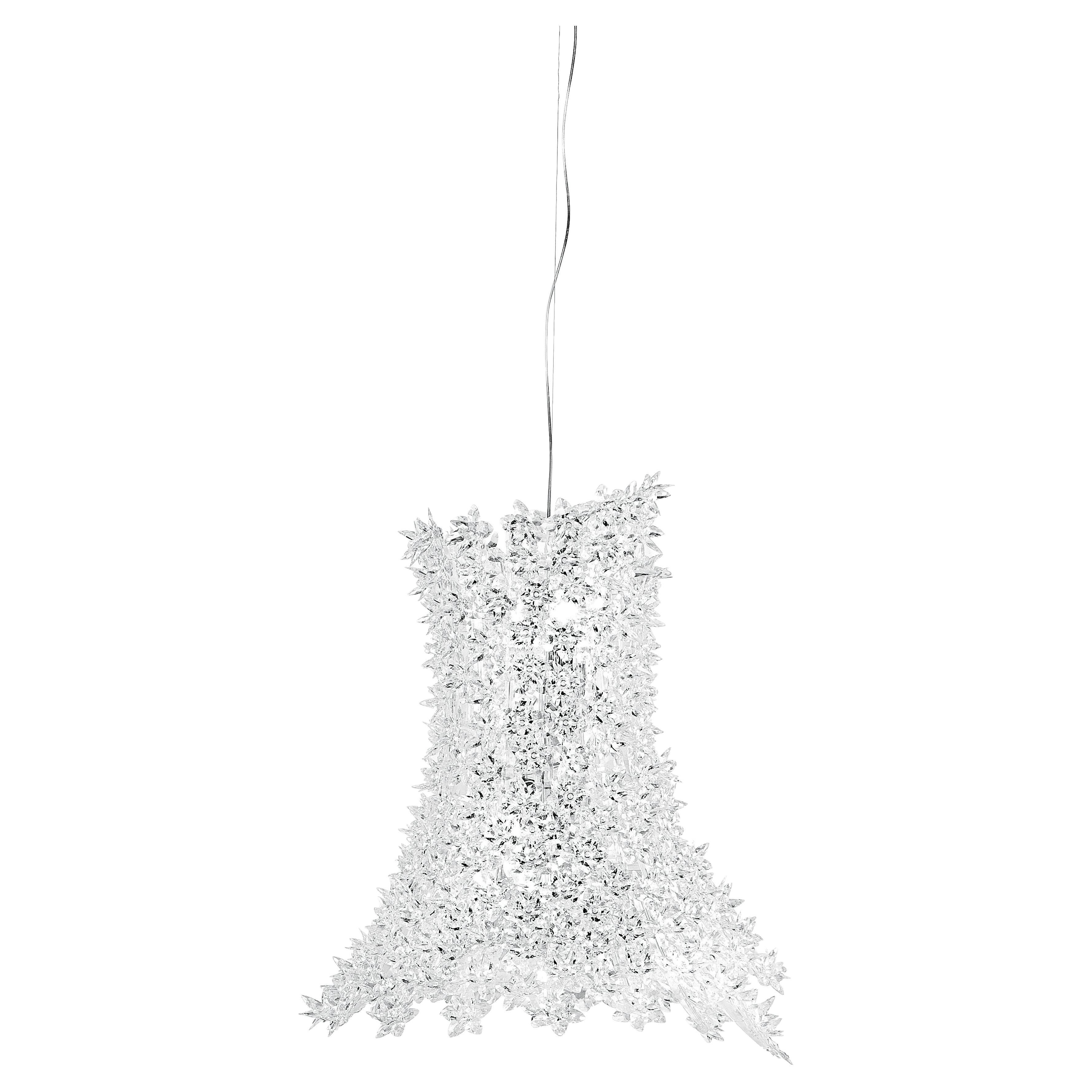 Kartell Bloom Suspension in Crystal by Ferruccio Laviani For Sale