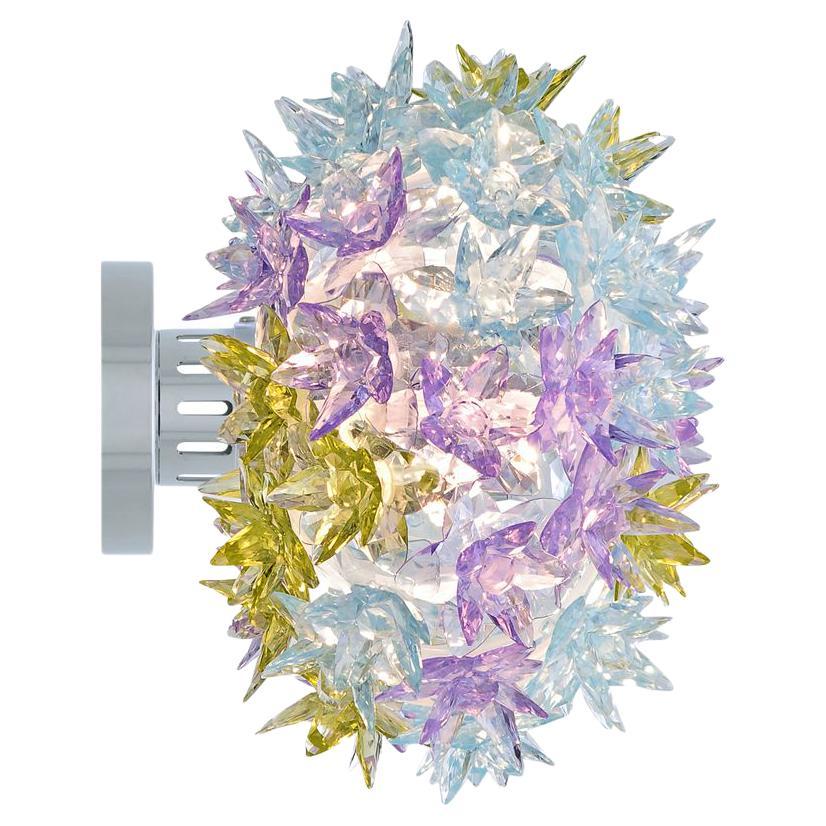 Kartell Bloom Wall Lamp in Lavender by Ferruccio Laviani For Sale