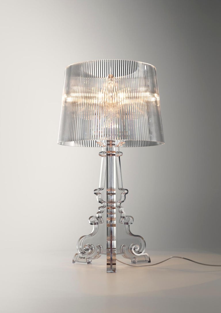 Modern Kartell Bourgie Lamp in Crystal by Ferruccio Laviani For Sale