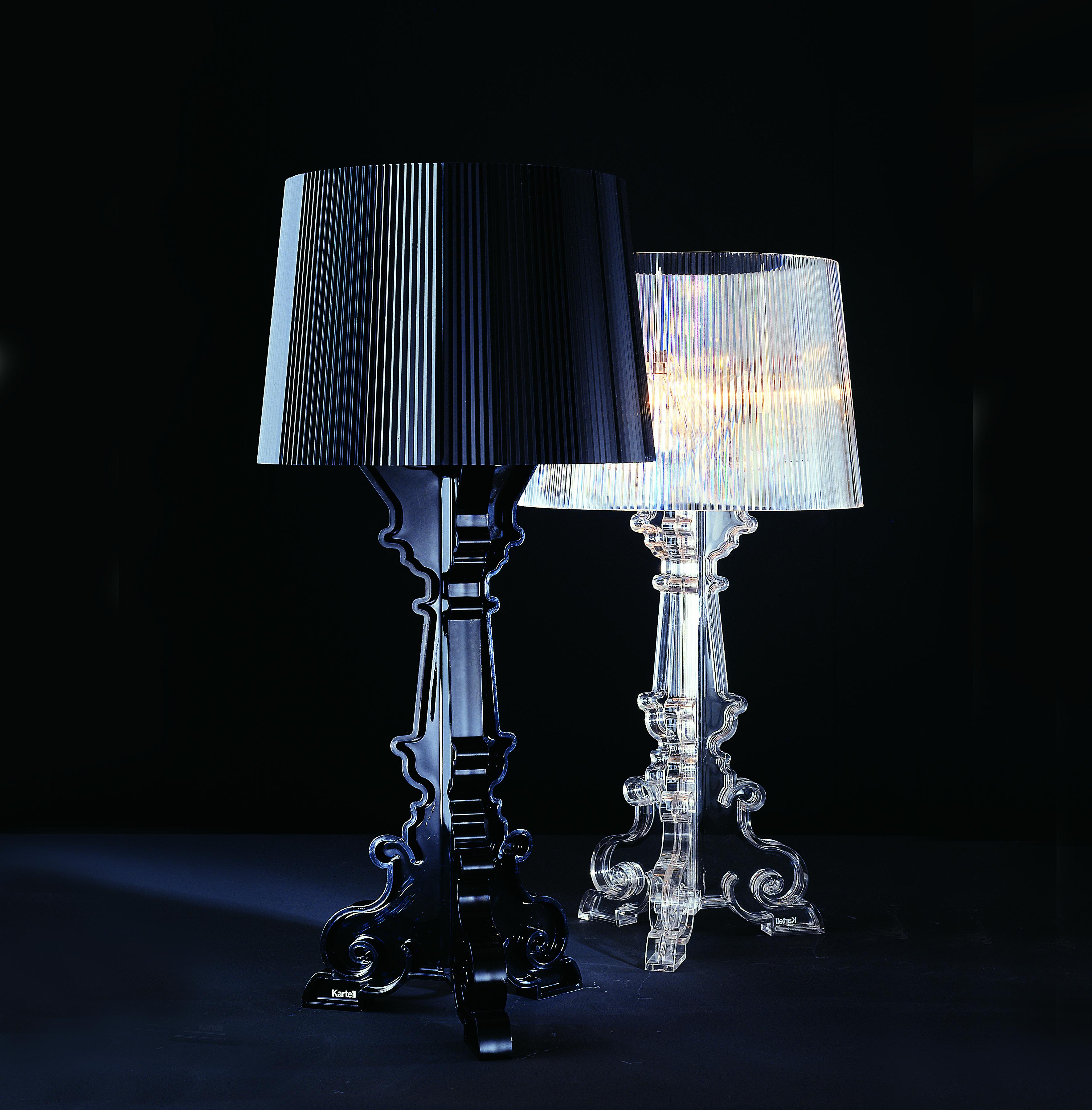 Kartell Bourgie-Lampe in glänzendem Schwarz von Ferruccio Laviani (Italienisch) im Angebot