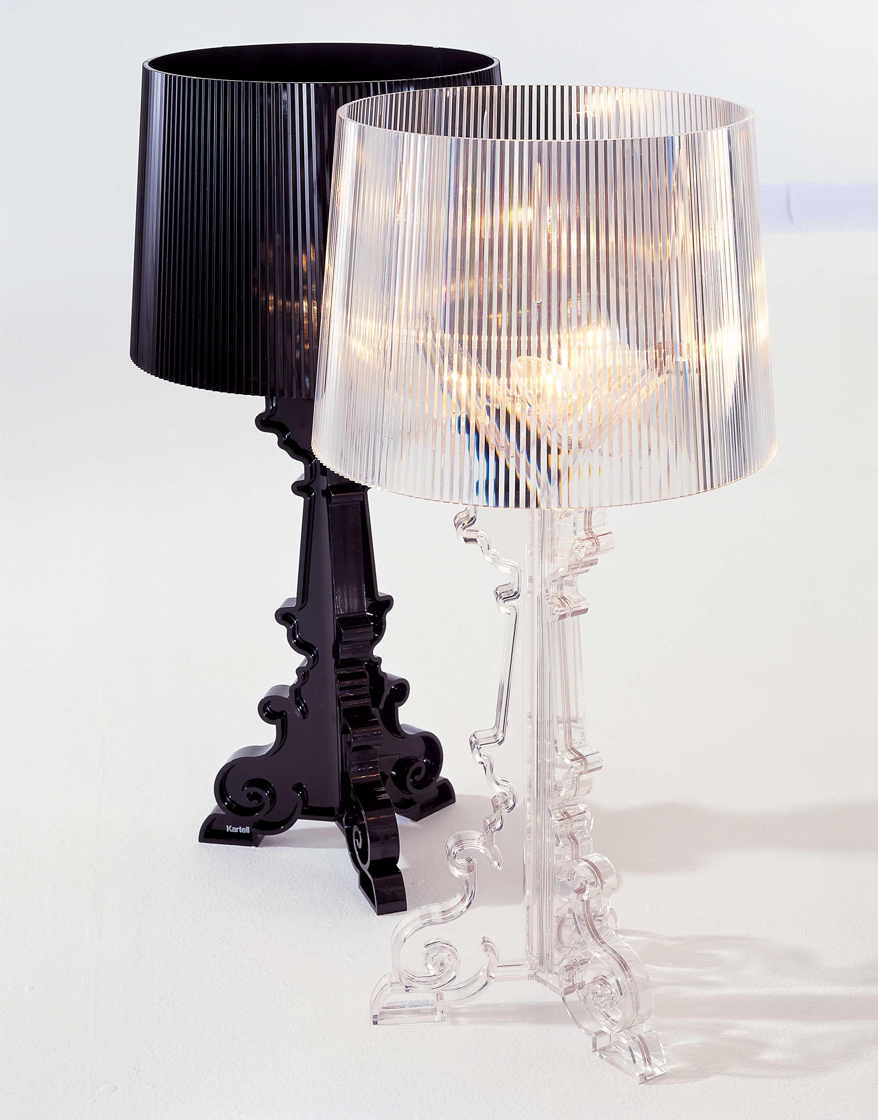 Modern Kartell Bourgie Lamp in Glossy Black by Ferruccio Laviani For Sale